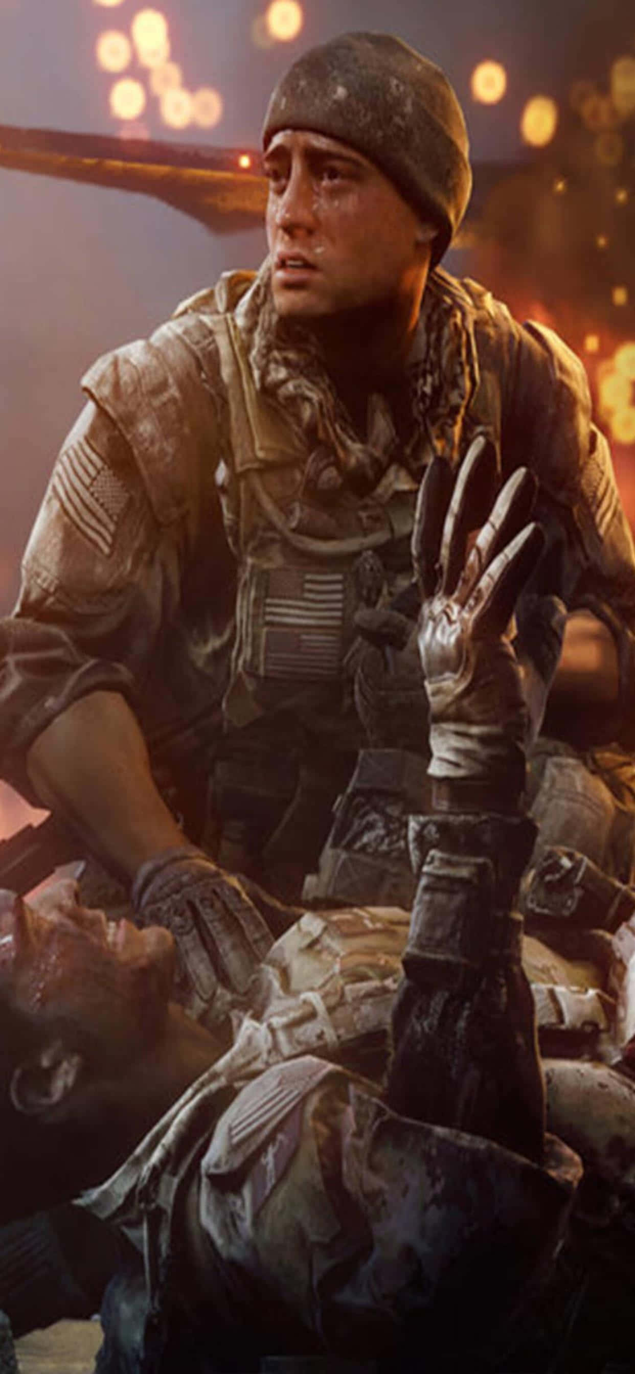 Đánh bại đối thủ với trải nghiệm chơi game đẳng cấp tiếp theo của iPhone Xs Max khi chơi Battlefield 4. Hình nền
