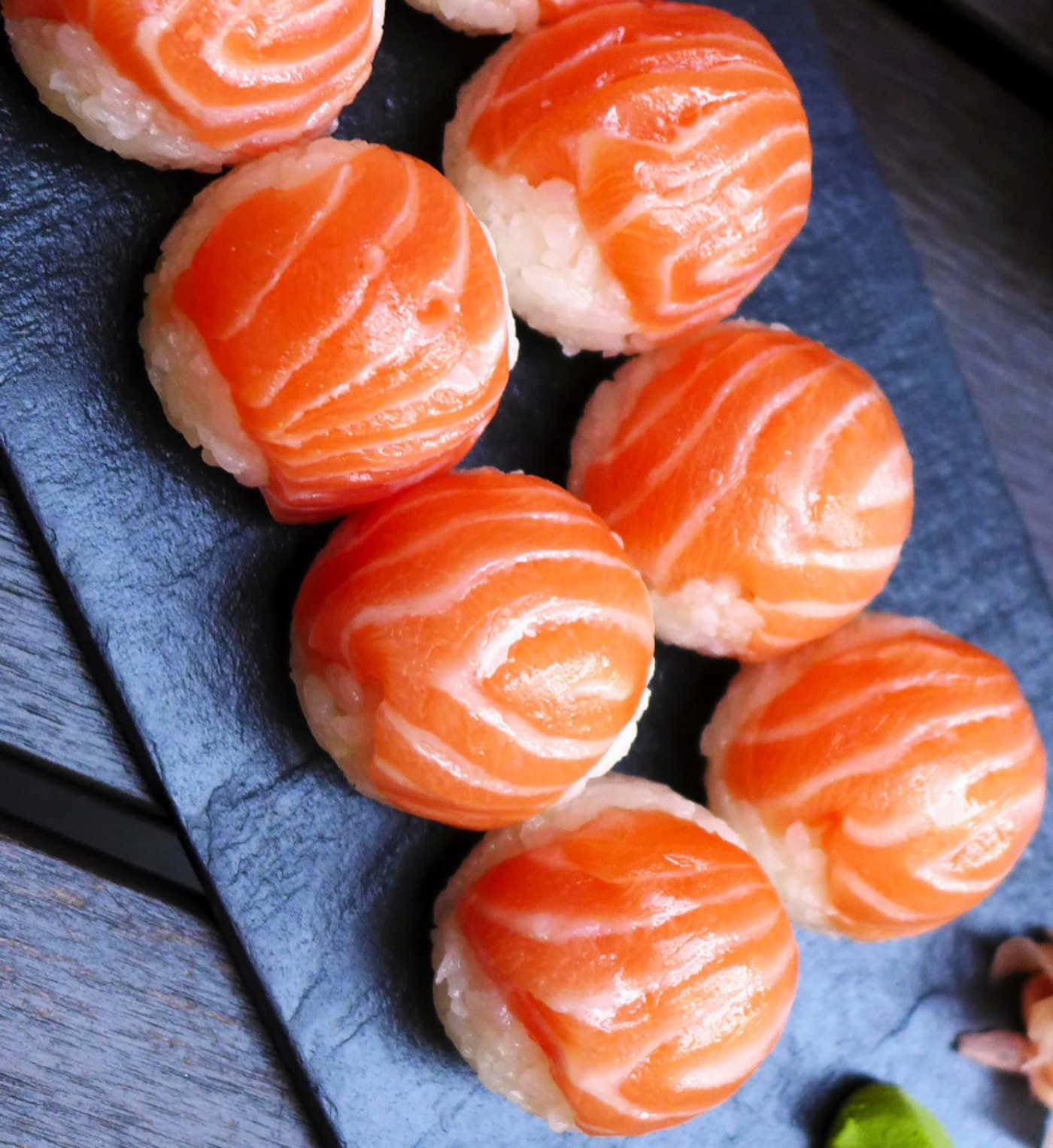 Ảnh Cá Hồi Sushi Các Loại Hình nền