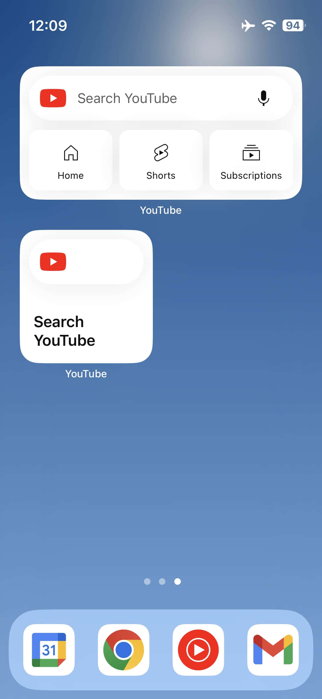 Ảnh chụp màn hình thanh tìm kiếm YouTube Hình nền