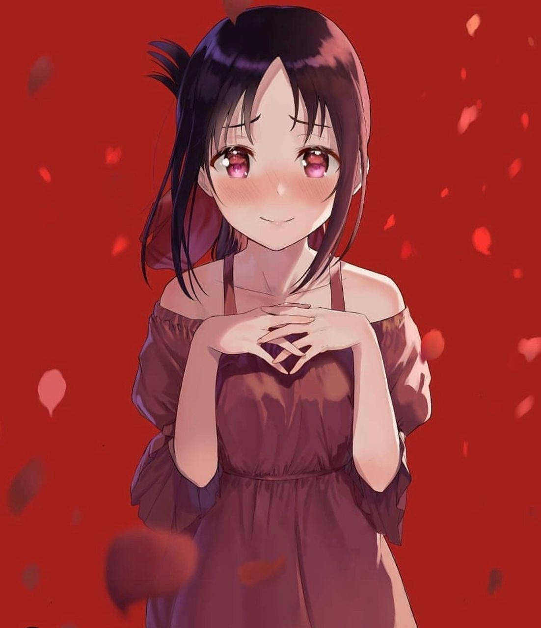 Ảnh Đại Diện Anime Dễ Thương Cô Gái Đỏ Mặt Hình nền