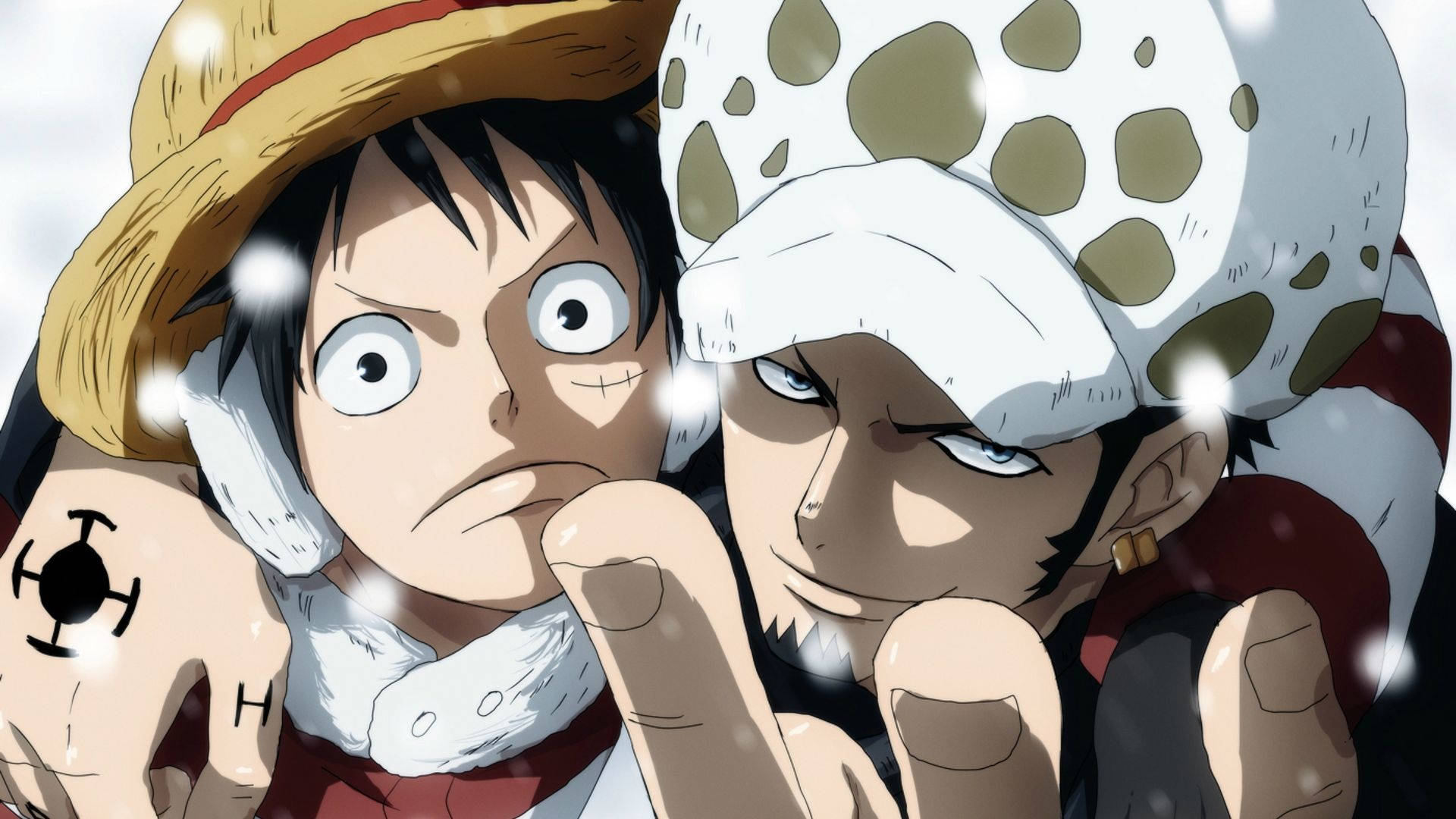 Ảnh đại diện anime Luffy và Law Hình nền