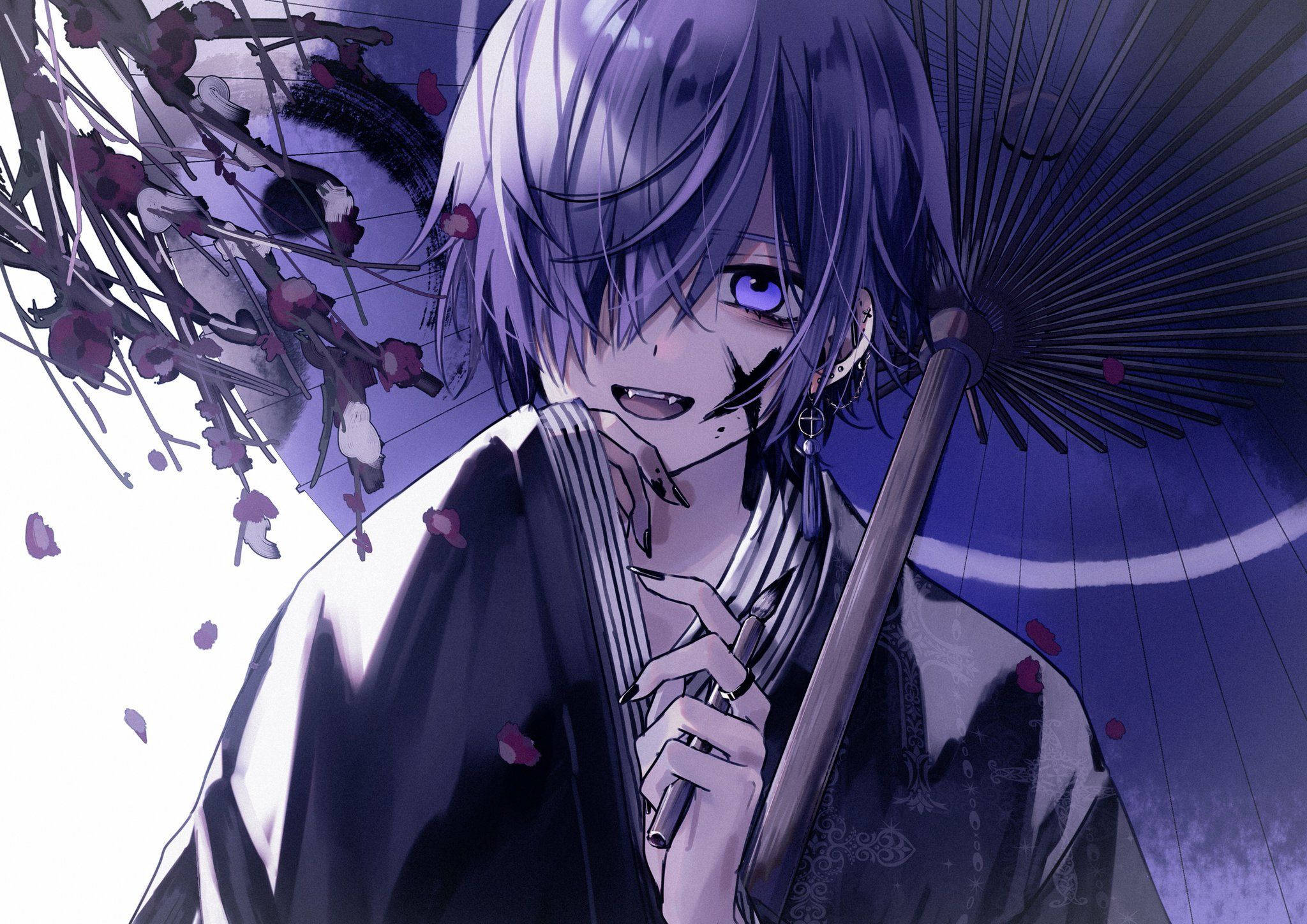 Ảnh Đại Diện Anime Samurai Nam Tính Cá Tính Hình nền