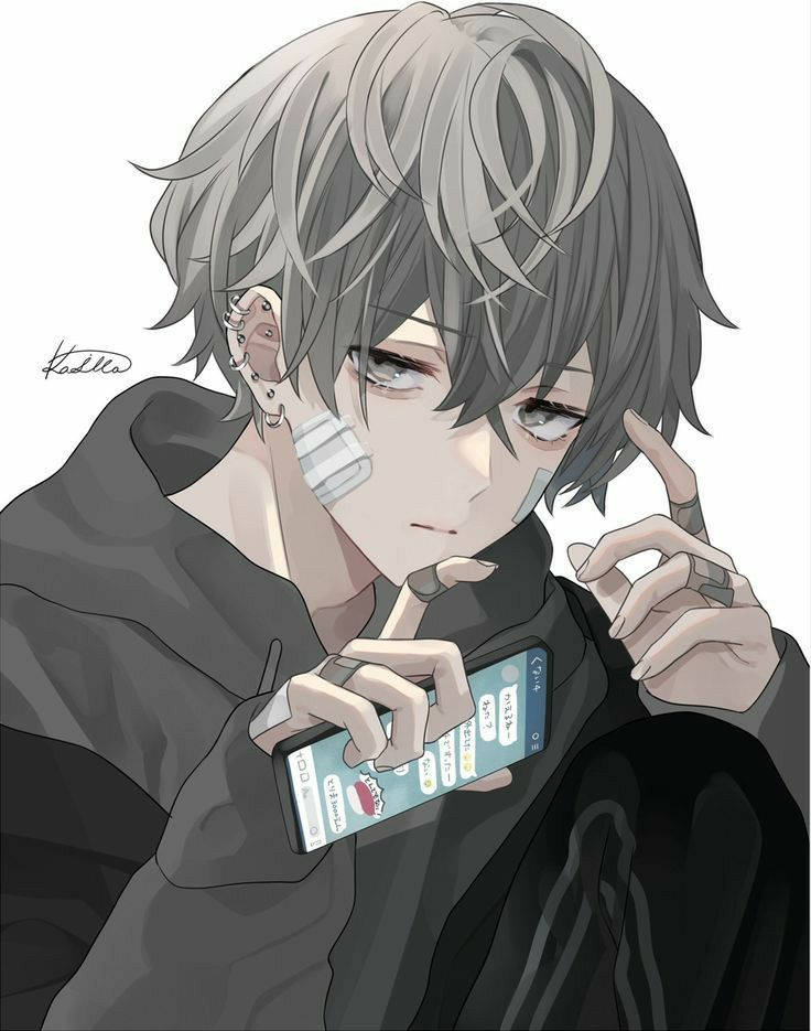 Ảnh đại diện anime emo boy cá tính Hình nền