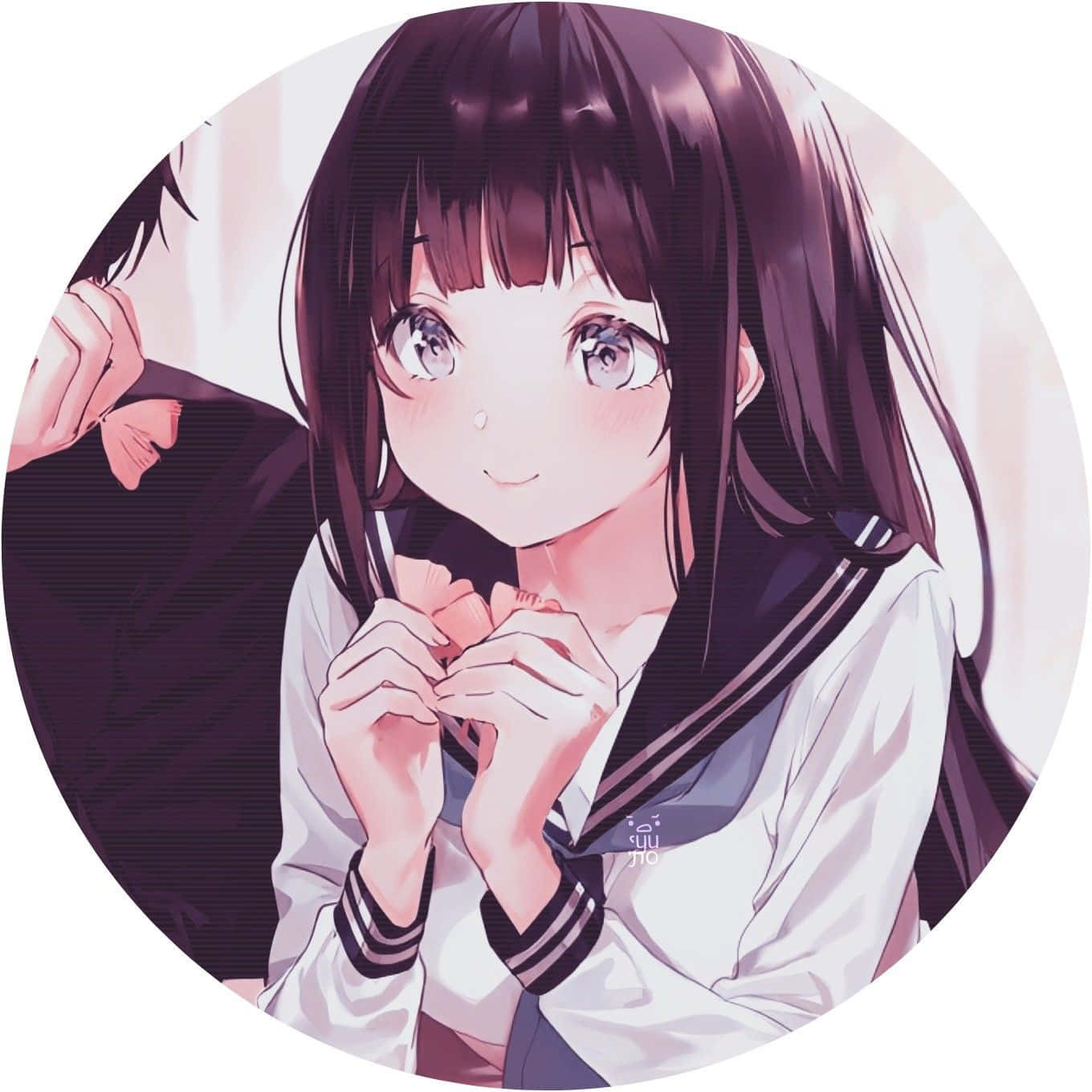 Ảnh đại diện cặp đôi dễ thương cho bạn gái - Cô gái anime Hình nền