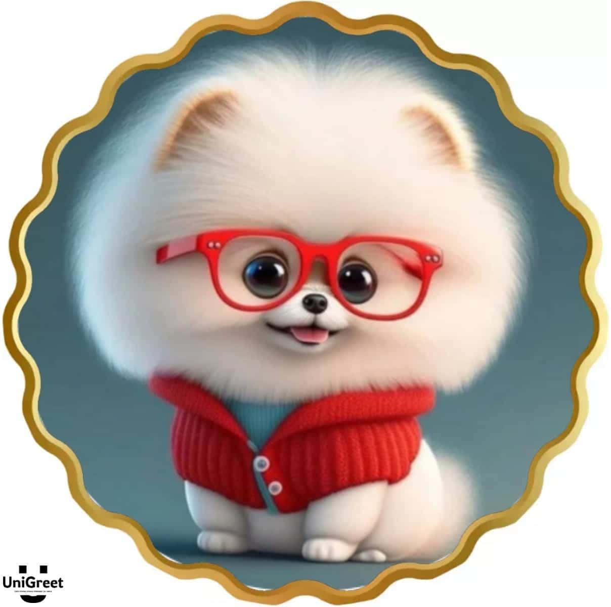 Ảnh đại diện chú chó hoạt hình dễ thương Hình nền