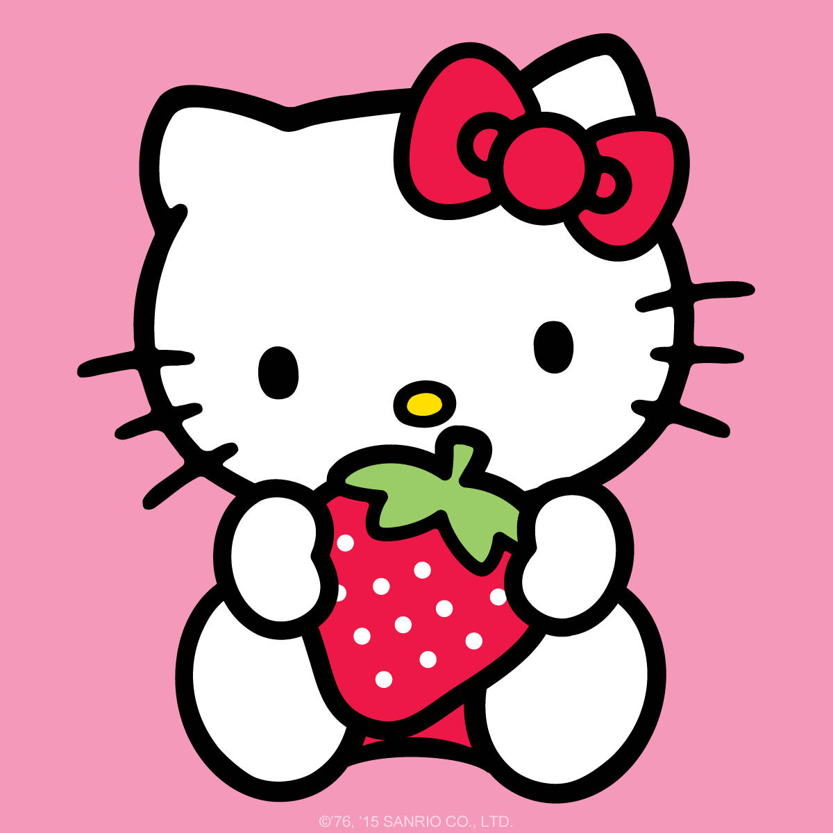 Ảnh đại diện Hello Kitty hoạt hình dâu tây Hình nền