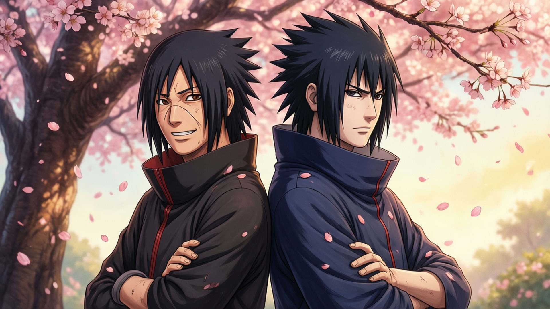 Anh em Uchiha tái ngộ Hình nền