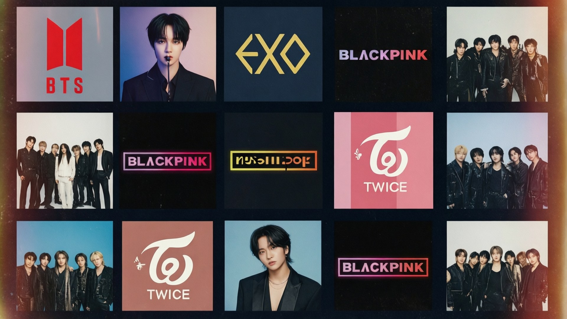 Ảnh ghép Album Kpop Hình nền