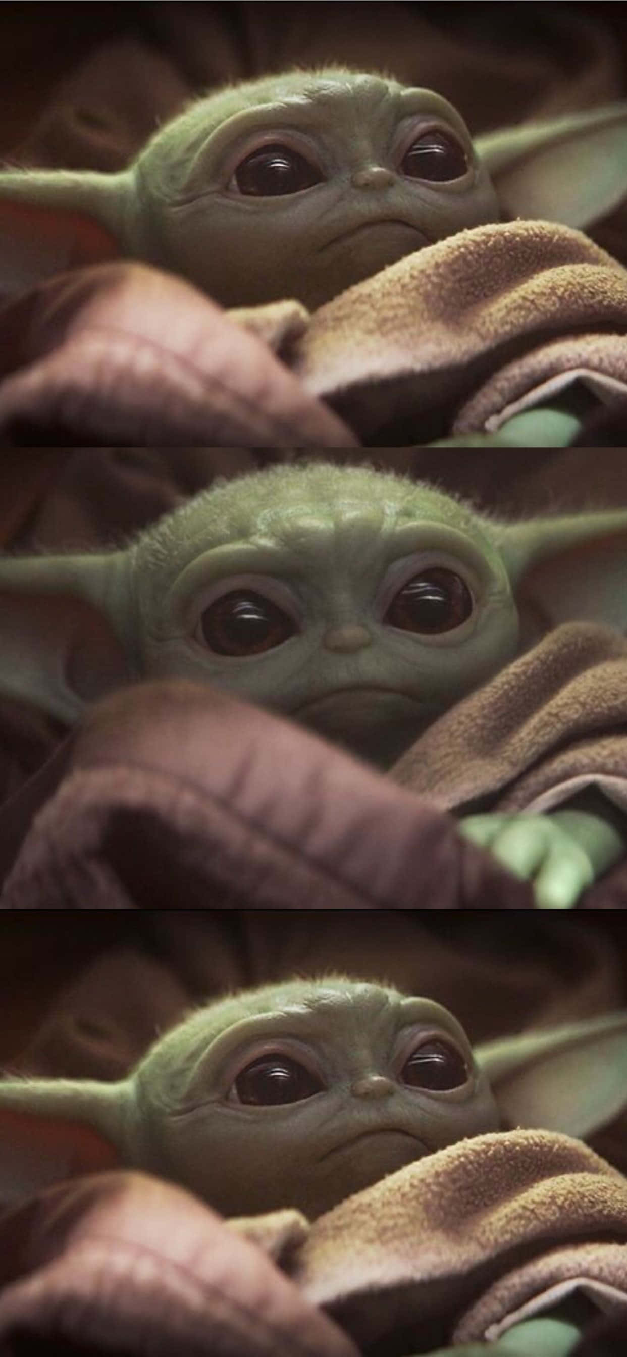 Ảnh ghép Baby Yoda dễ thương Hình nền