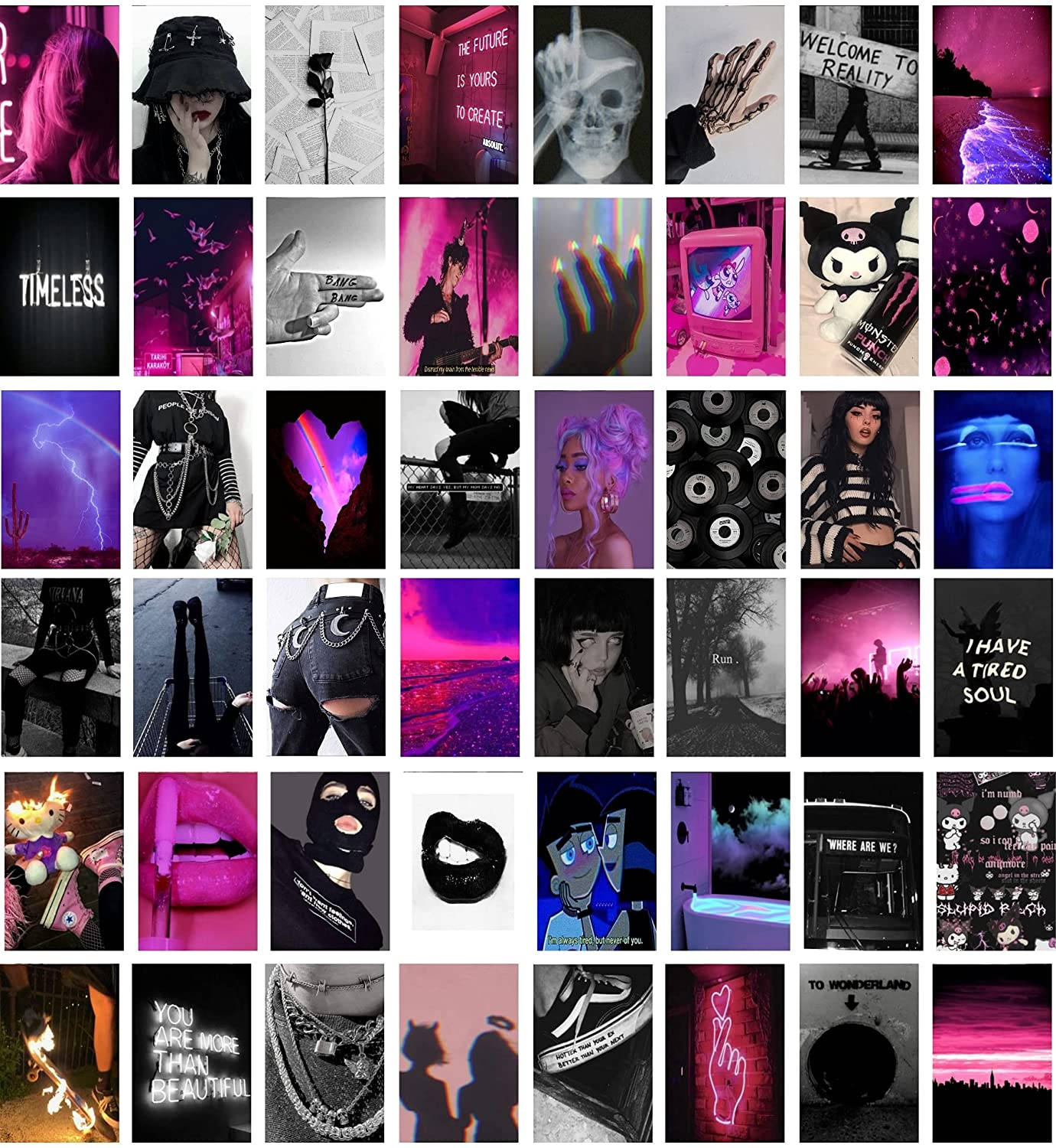 Ảnh ghép thẩm mỹ Alt Neon Hình nền