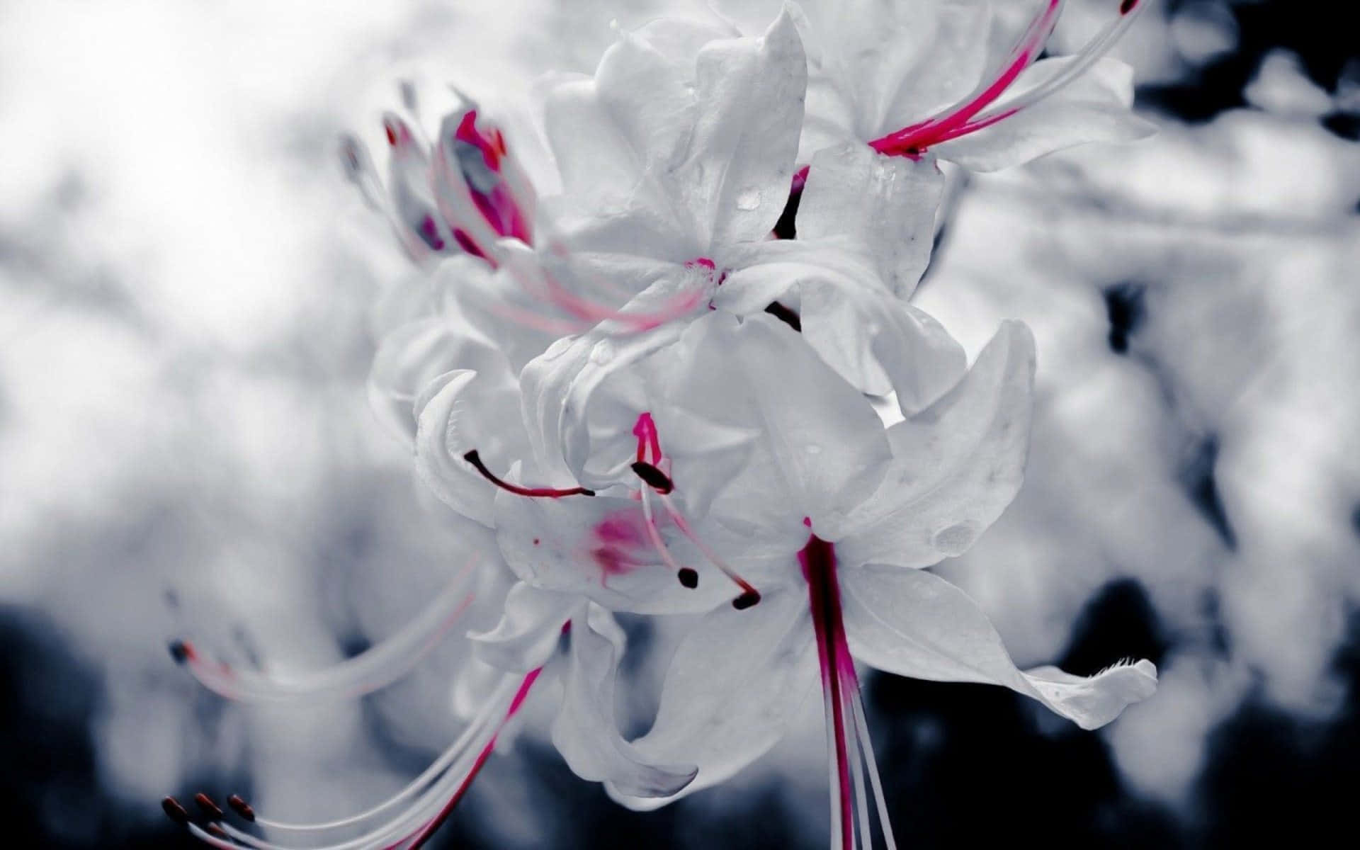 Ảnh Hoa Trắng Hiệu Ứng Bokeh Hình nền
