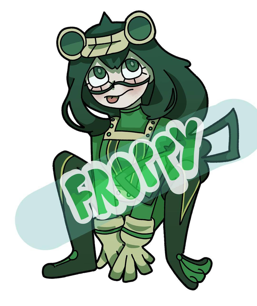 Anh hùng mùa mưa: Bản vẽ Froppy Hình nền