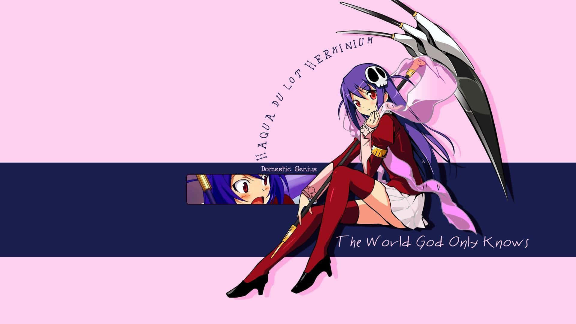 Ánh Mắt Ma Thuật - Anime Thế Giới Chỉ Có Thần Biết Hình nền