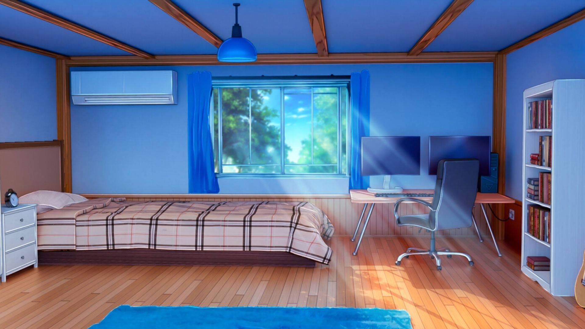 Ánh nắng trong phòng Anime Hình nền