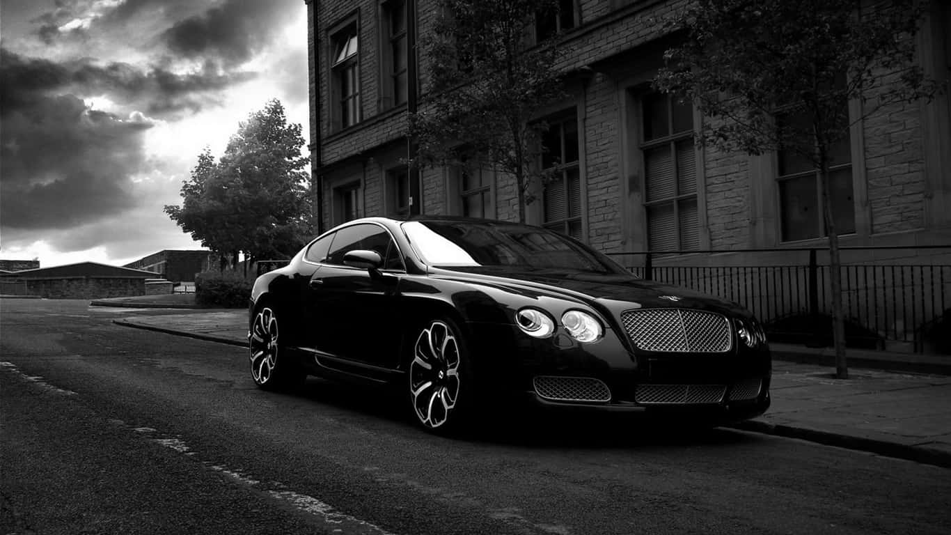 Ảnh nền Bentley 1366x768 đen trắng Bentley Continental GT Hình nền