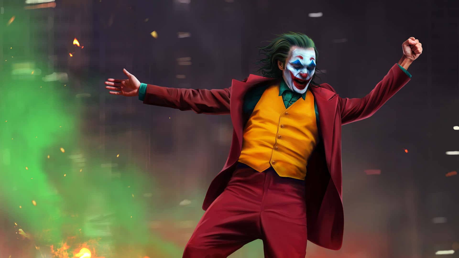 Ánh Nhìn Đầy Mãnh Liệt Của Joker Hình nền