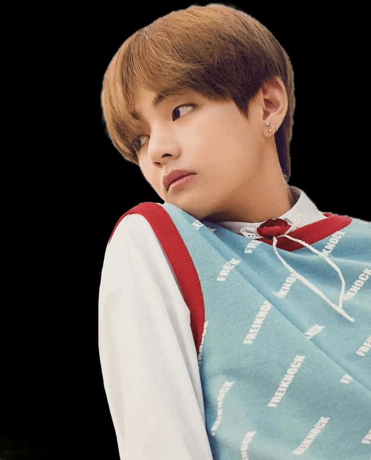 Ánh nhìn trầm tư của Taehyung Hình nền