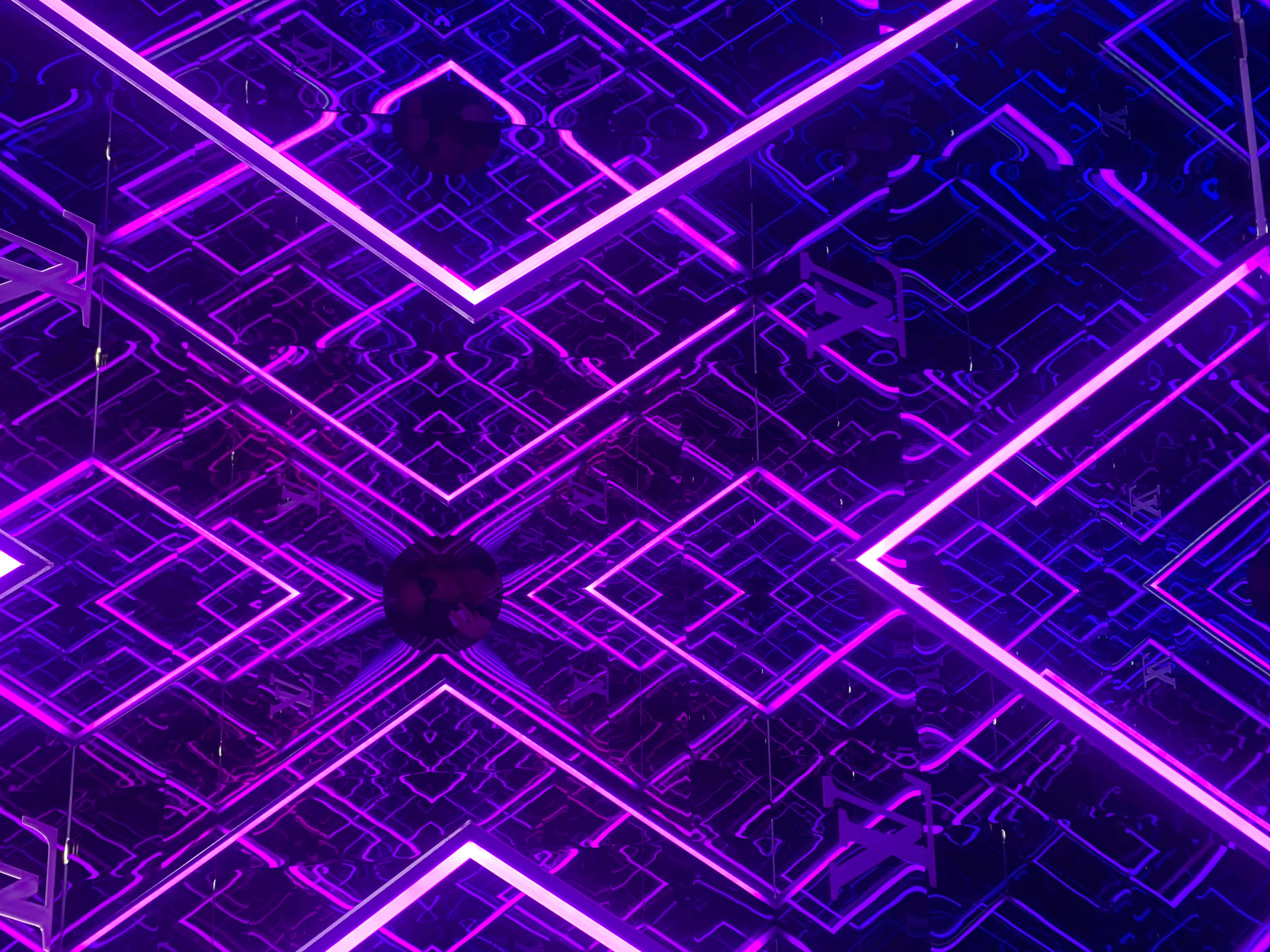 Ánh Sáng Neon Tím Lộng Lẫy Hình nền