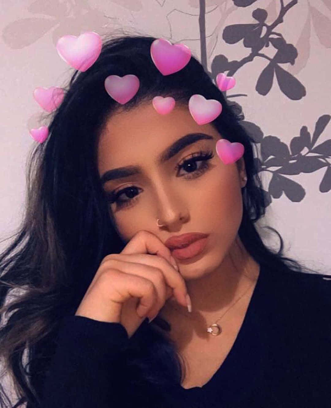 Ảnh Snapchat Cô Gái Da Đen Hình nền