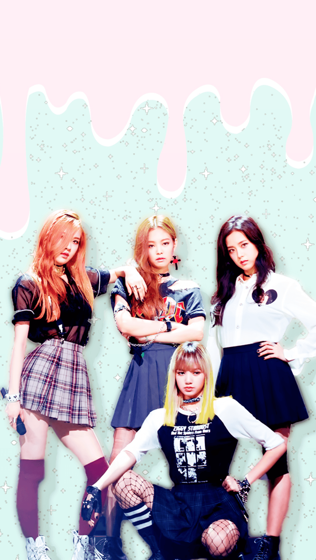 Ảnh Sống Động Của Blackpink Trong Buổi Hòa Nhạc Hình nền