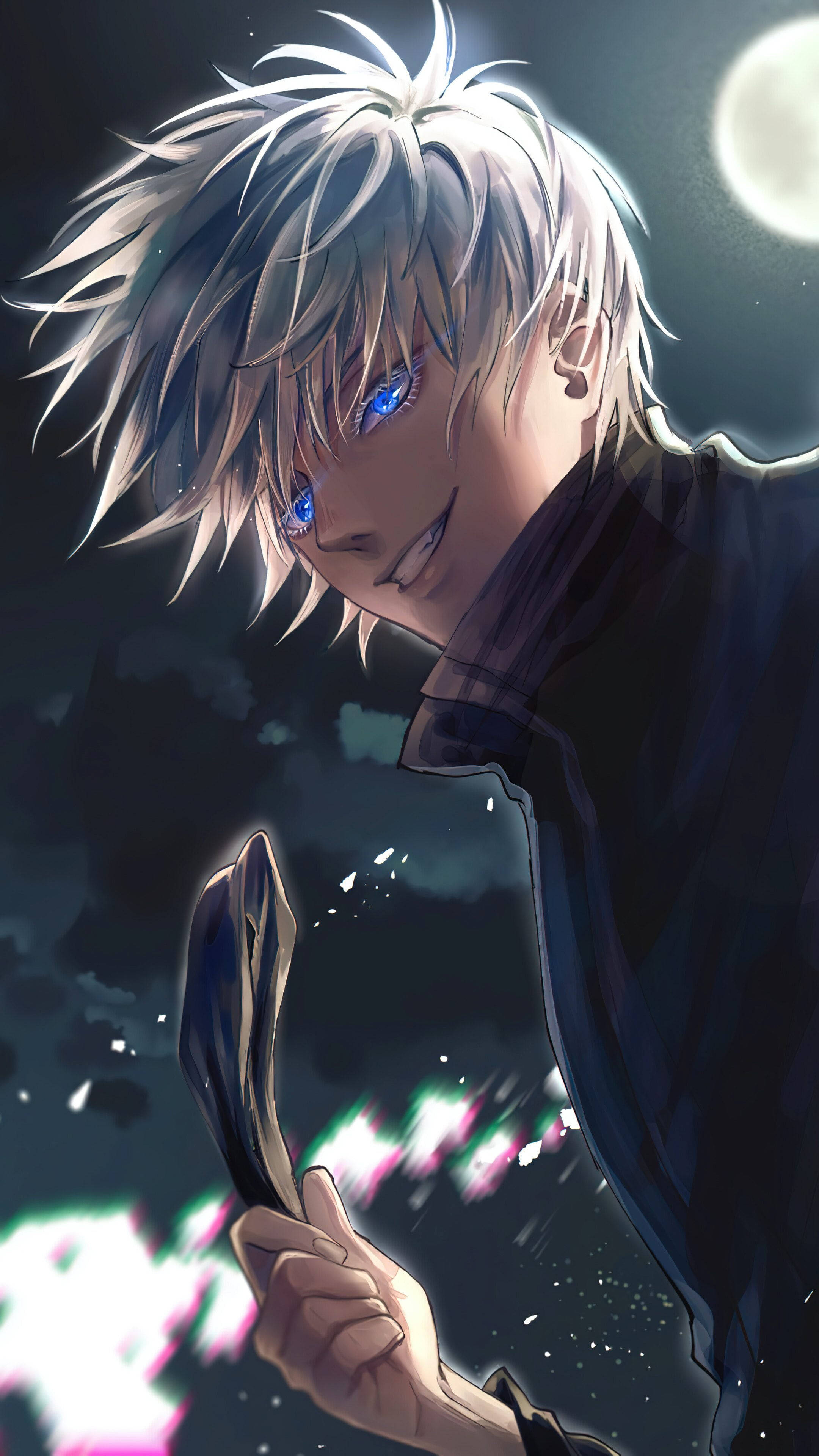 Anime chàng trai tóc trắng ngầu Hình nền