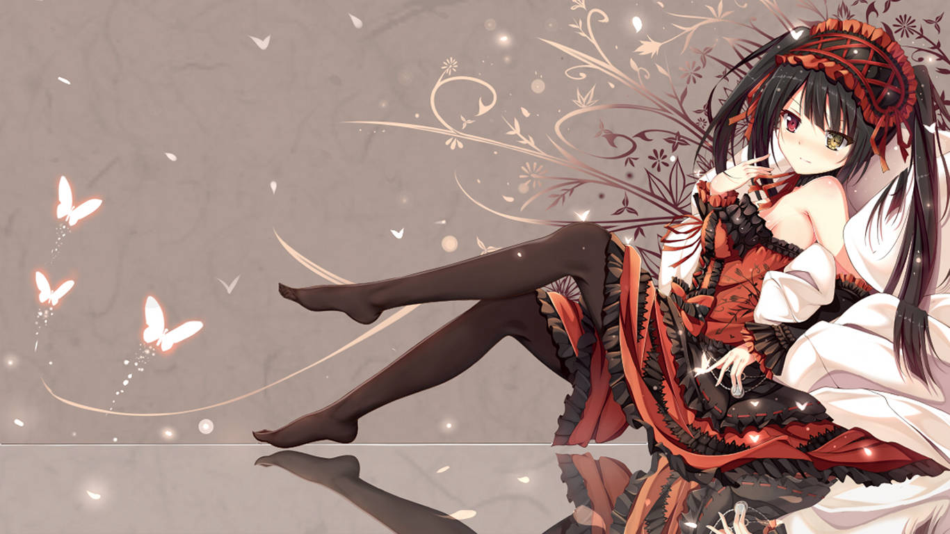 Hình nền Anime Date A Live Kurumi Dễ Thương