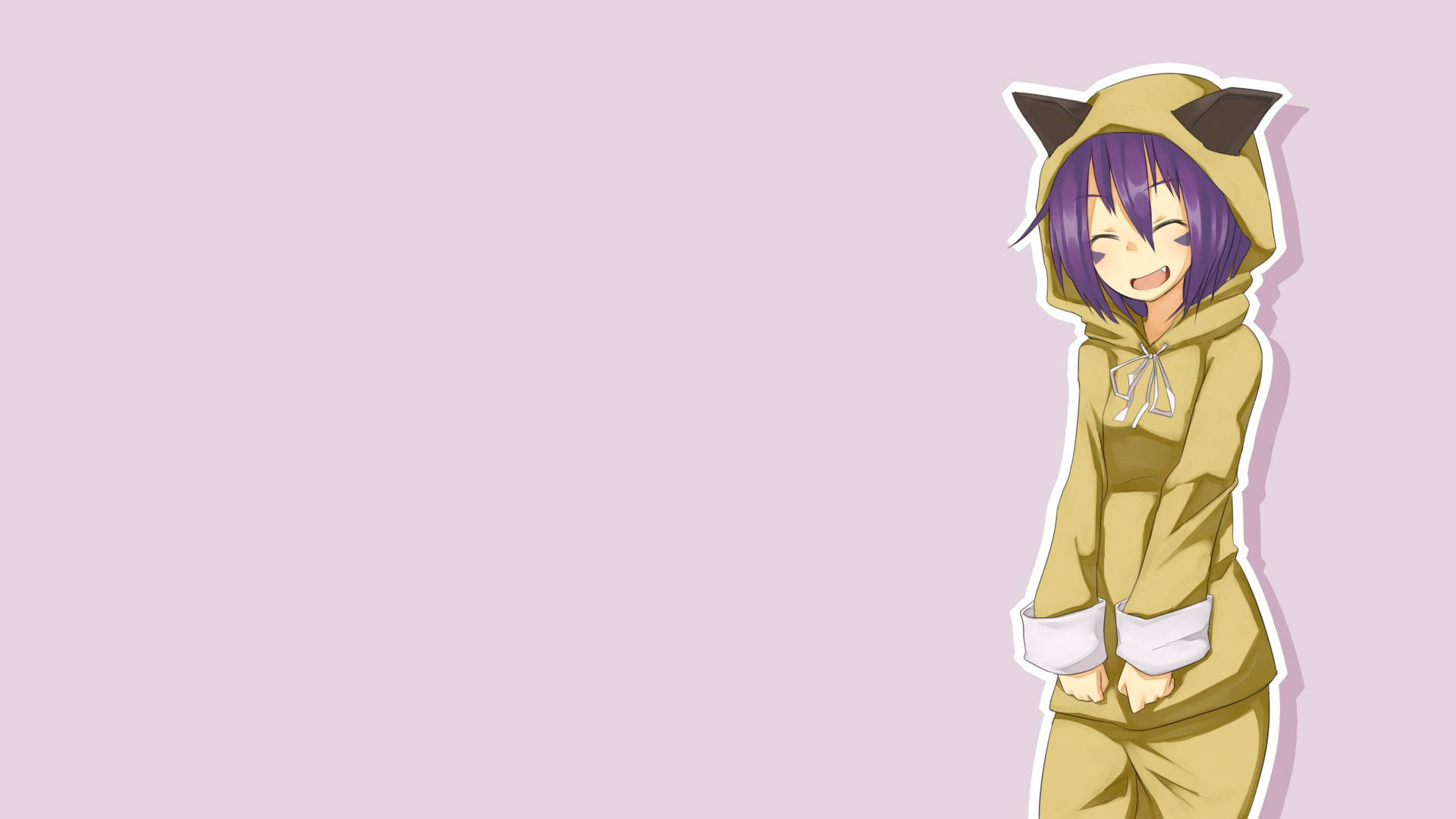 Anime Girl Áo Hoodie Merry Hình nền