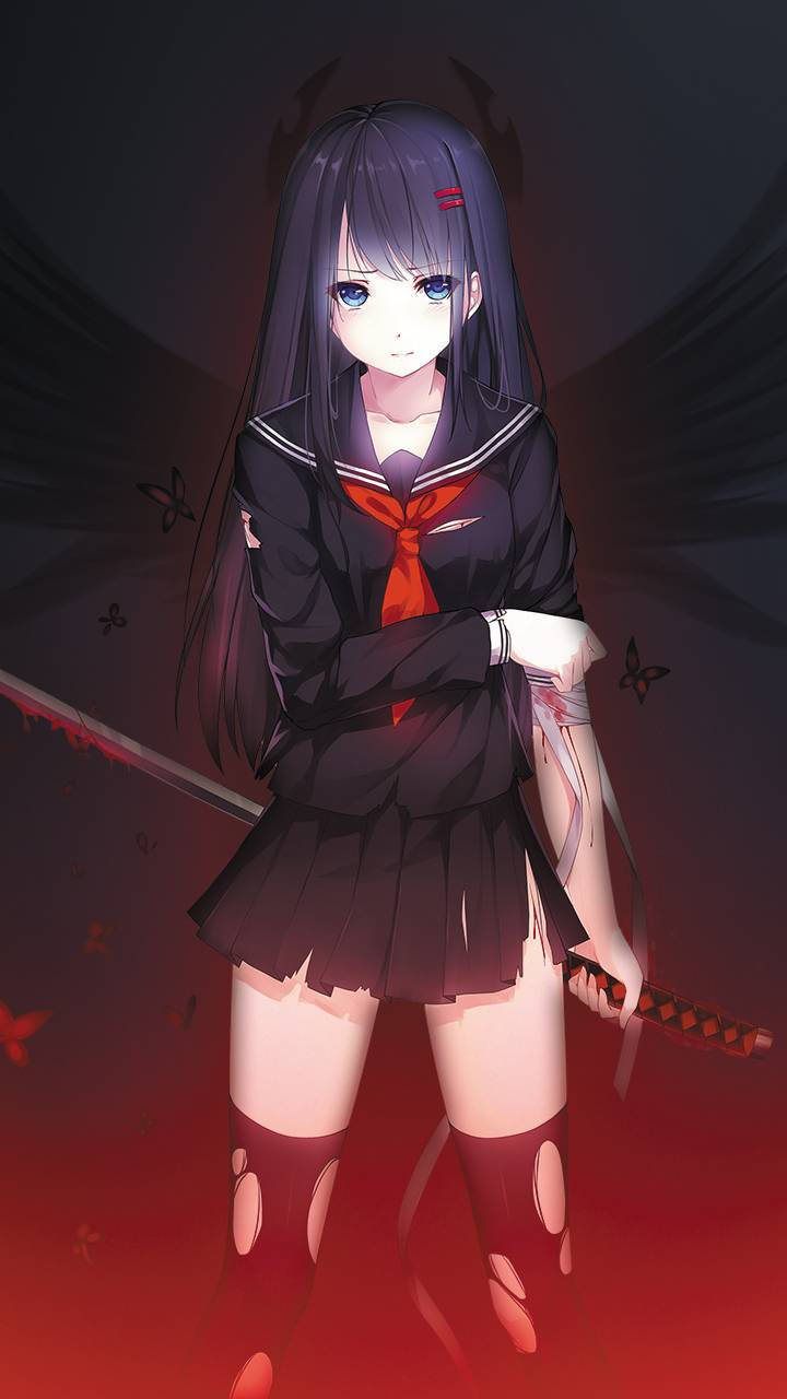 Anime Kisara Tendo Ác Quỷ Hình nền