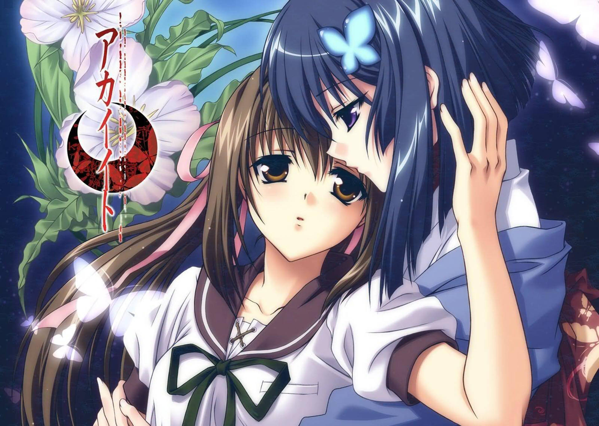 Anime Lesbian Kei Và Yumei Hình nền