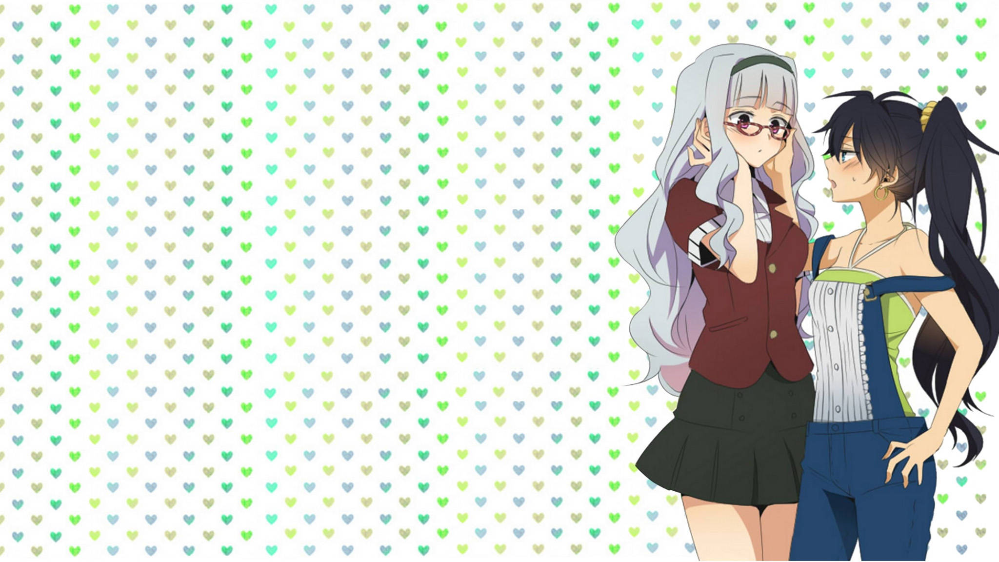 Anime Lesbians Takane Và Hibiki Hình nền