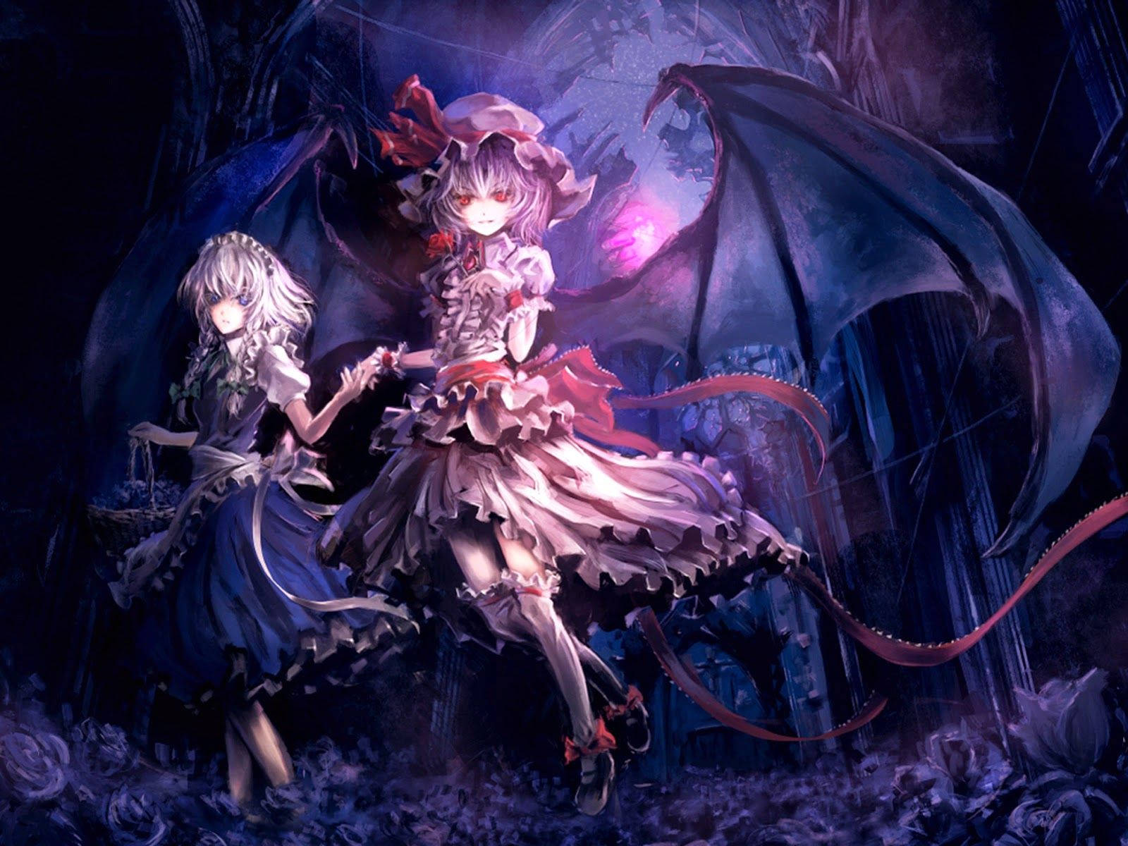 Anime Ma Quỷ Touhou Project Hình nền