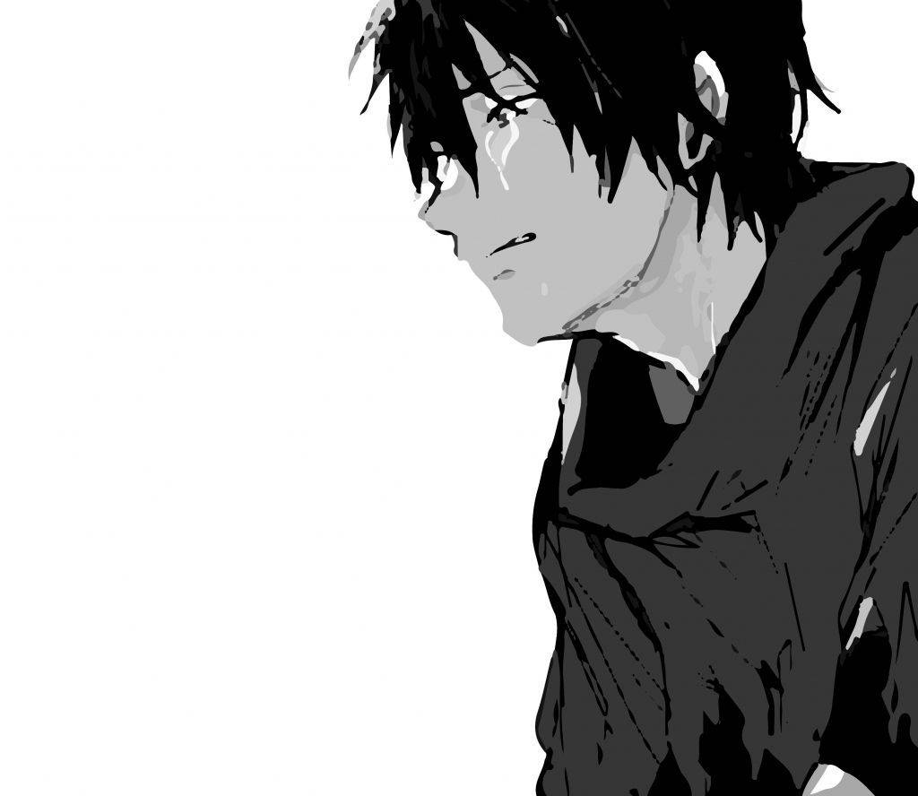 Anime nam đấu tranh với vấn đề cảm xúc Hình nền