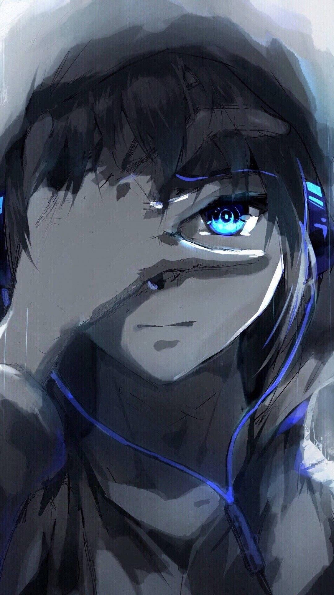 Anime nam mắt xanh Hình nền