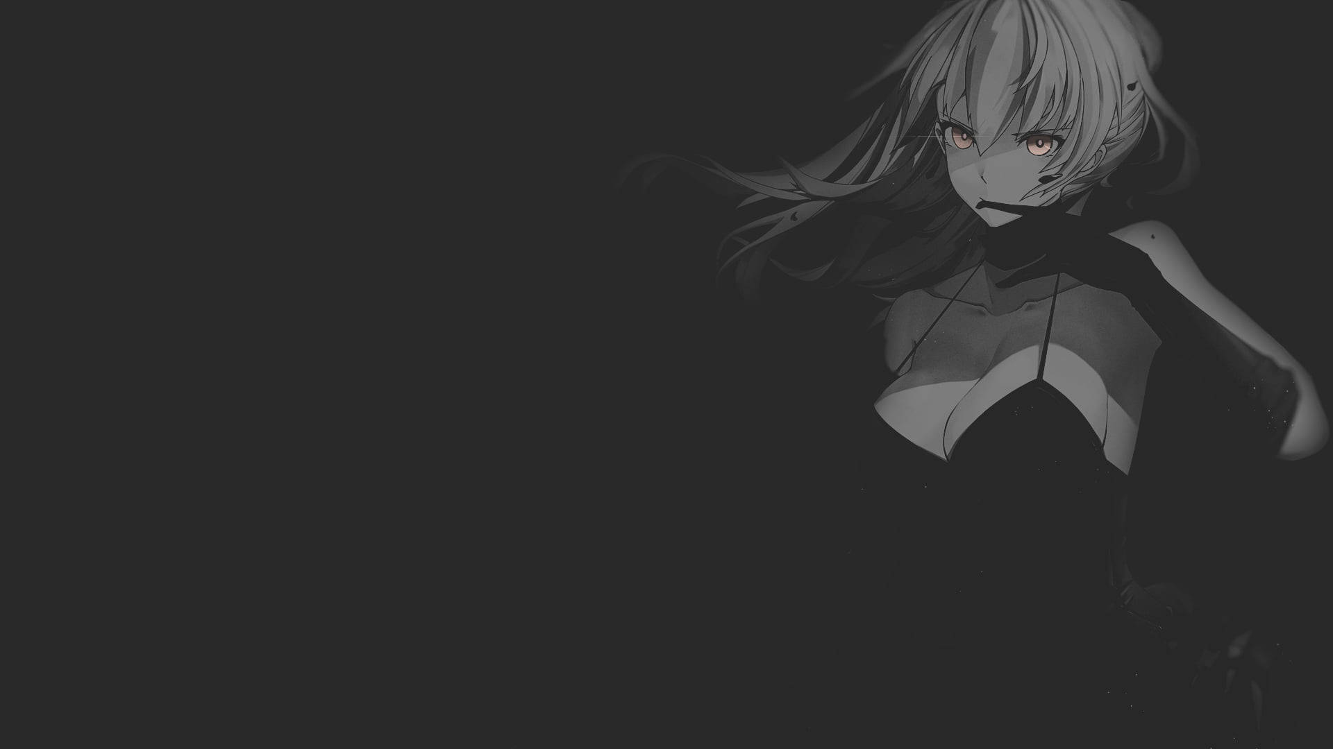 Anime Saber Đen Hình nền
