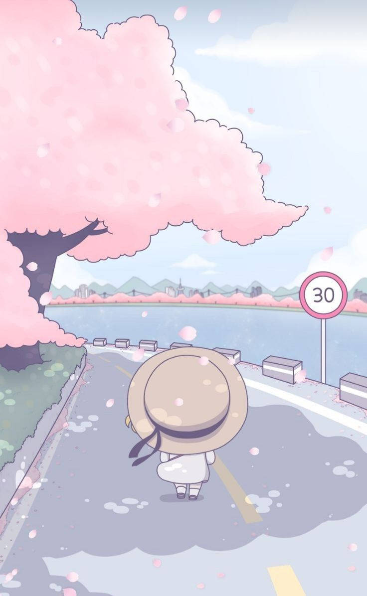 Anime thẩm mỹ dịu dàng Hình nền