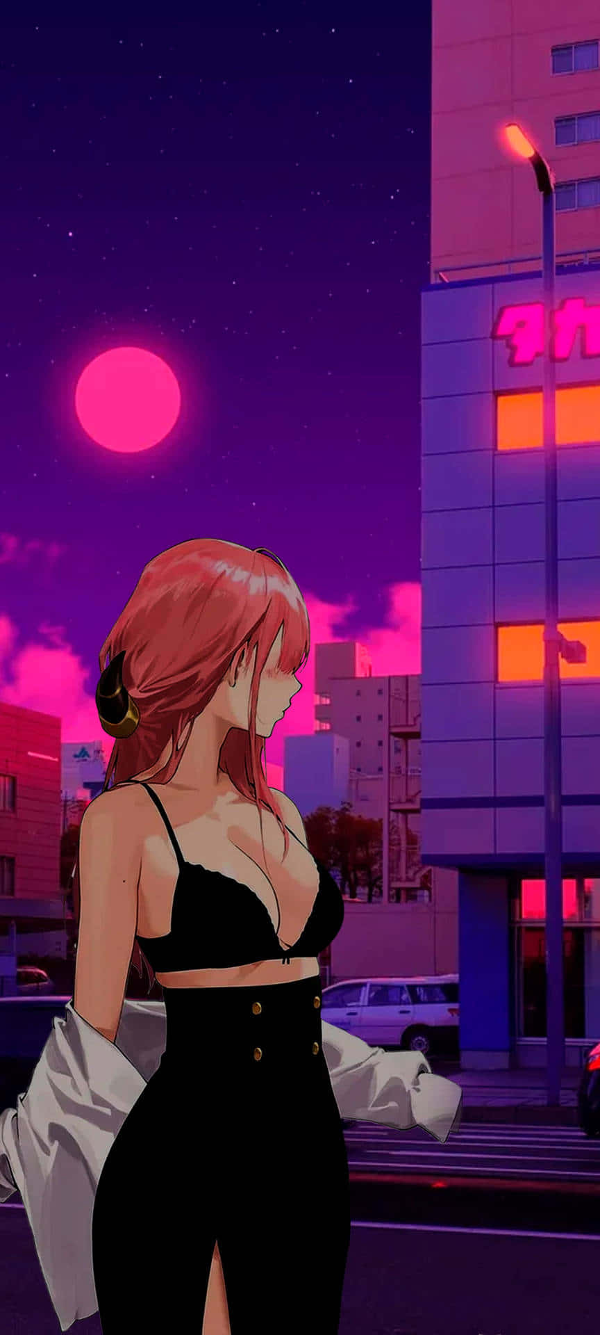 Anime Vaporwave kiến trúc Hình nền