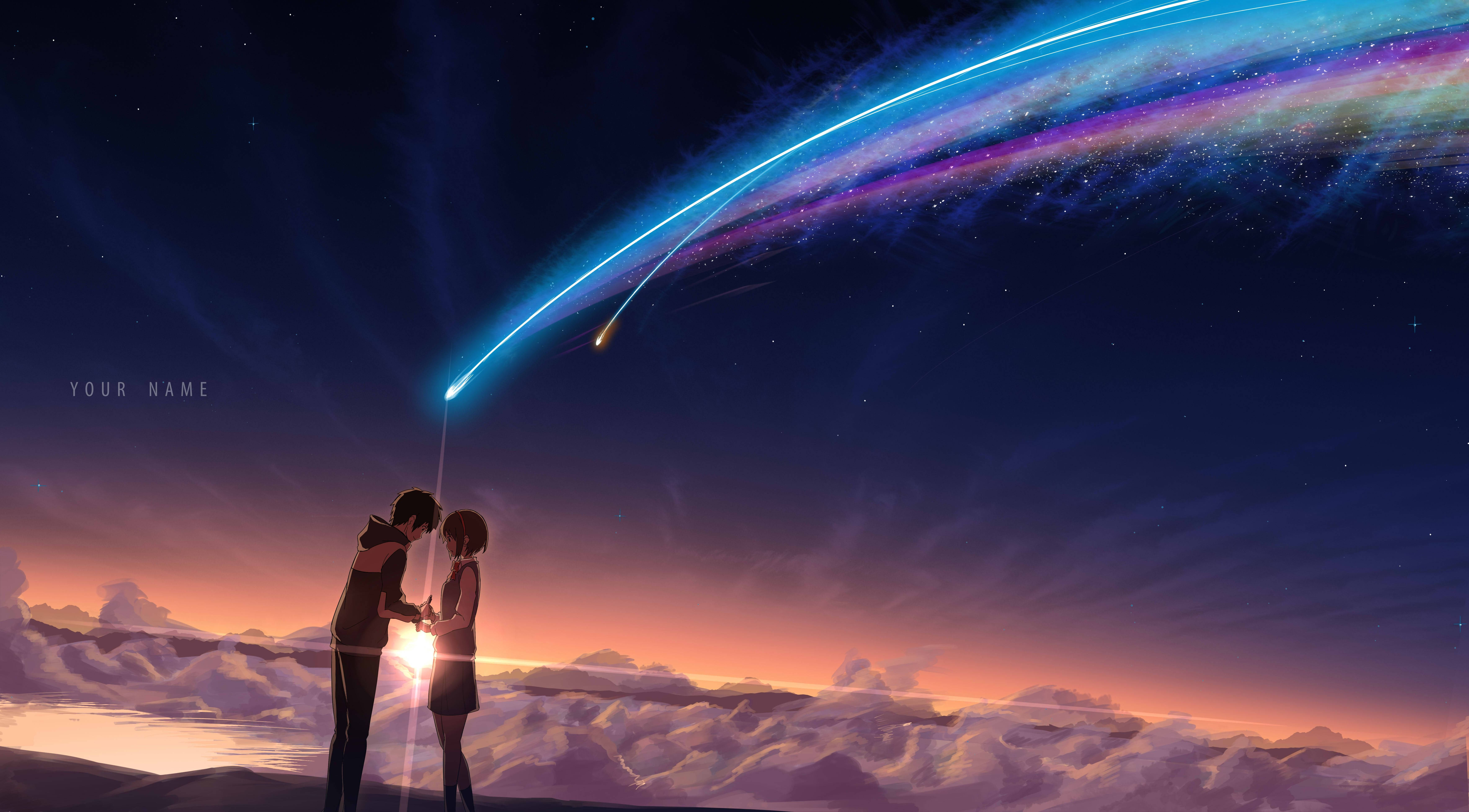 Anime Your Name Cặp Đôi Ngọt Ngào Hình nền