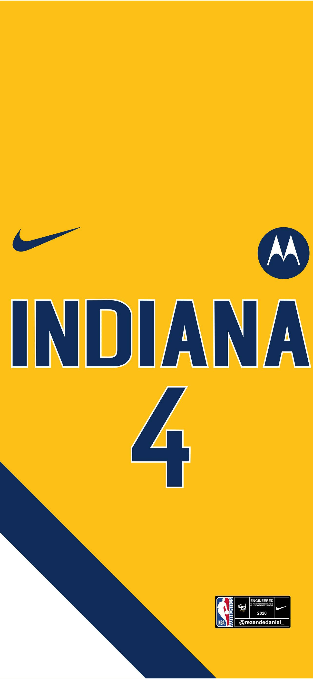 Áo đấu Indiana Pacers dạng vector Hình nền