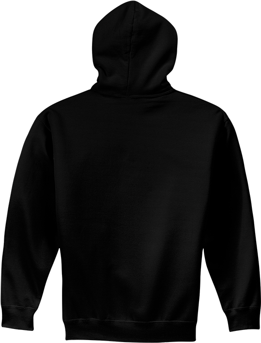 Áo hoodie đen trơn nhìn từ phía sau Hình nền