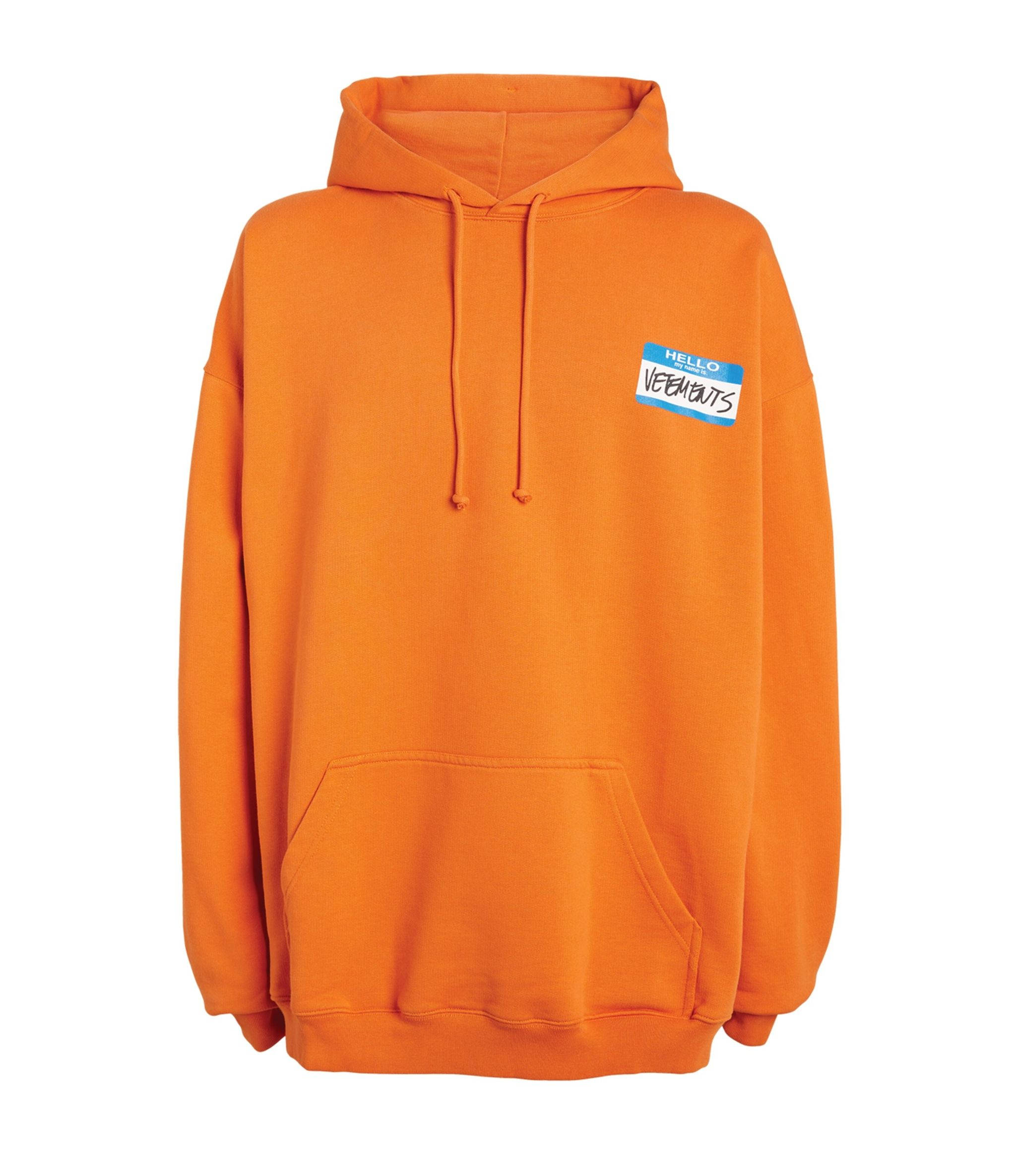 Áo hoodie Vetements màu cam Hình nền