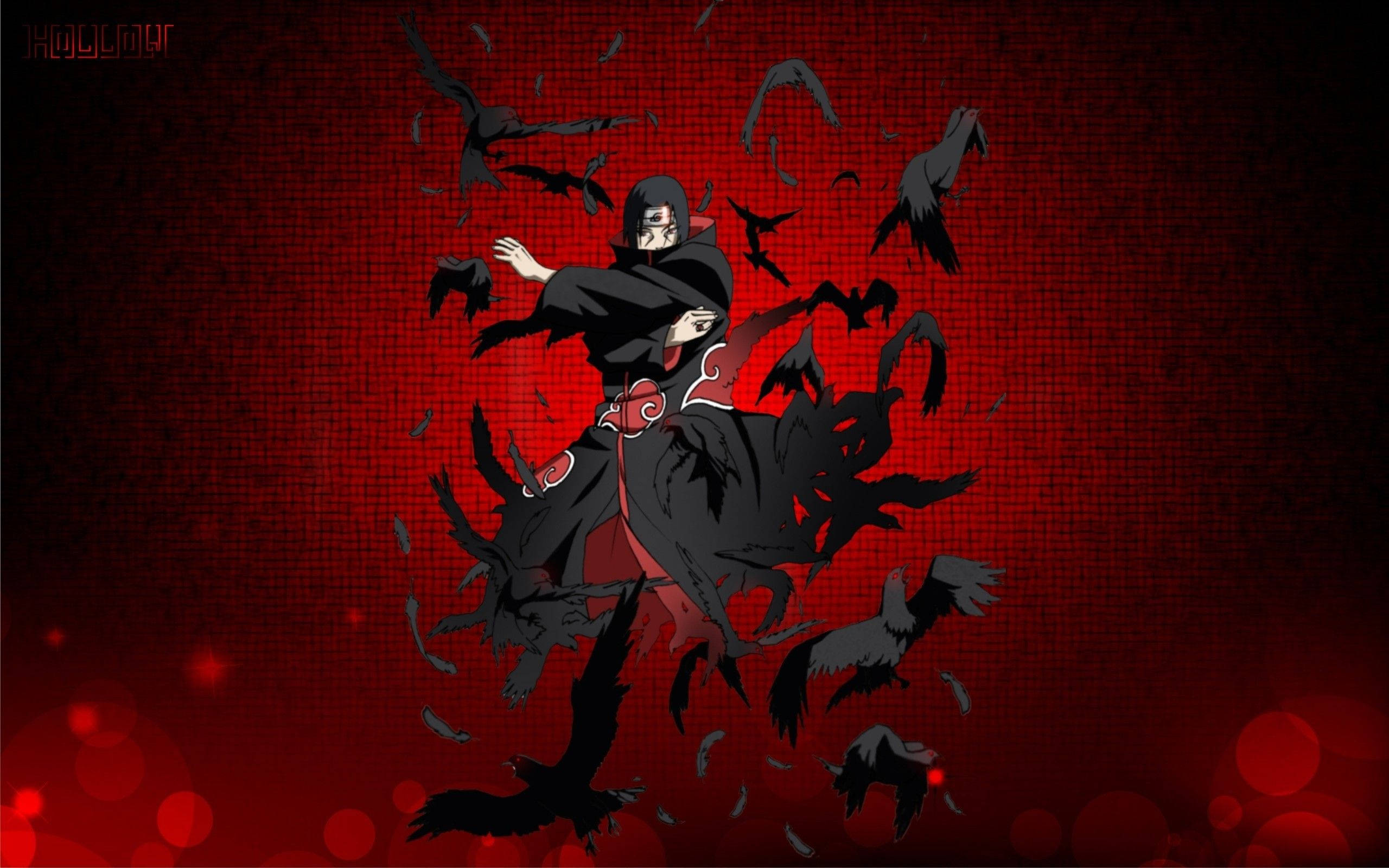 Ảo thuật của Uchiha Itachi trên laptop Naruto Hình nền