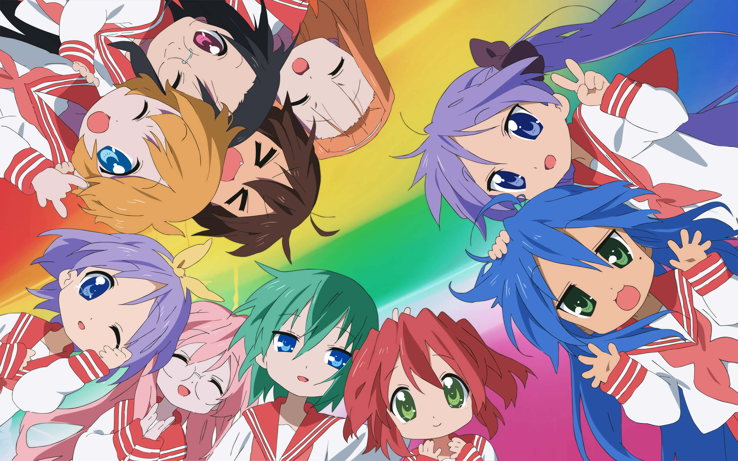Áp phích anime Lucky Star Hình nền