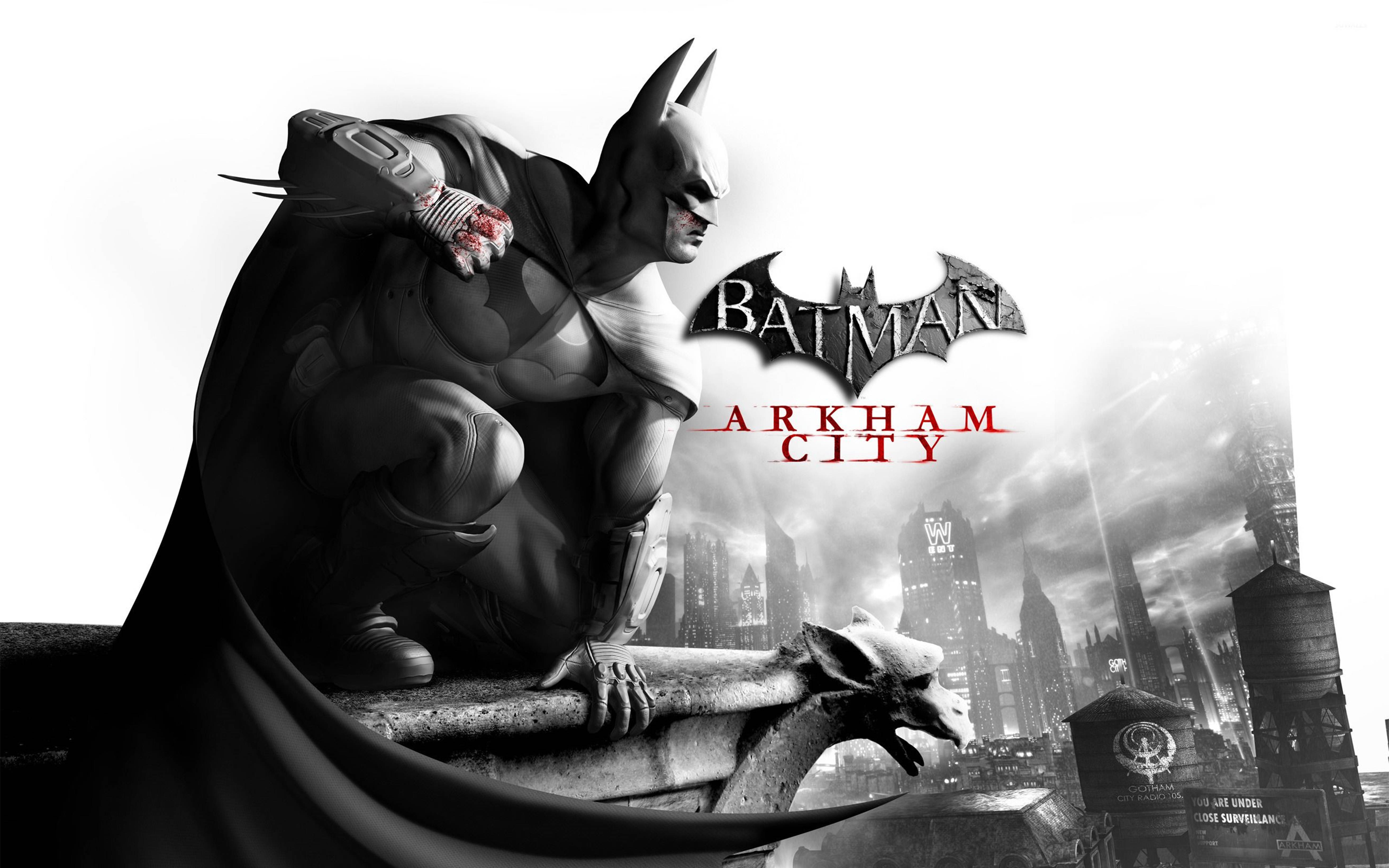 Áp phích Batman Arkham City 4K Hình nền