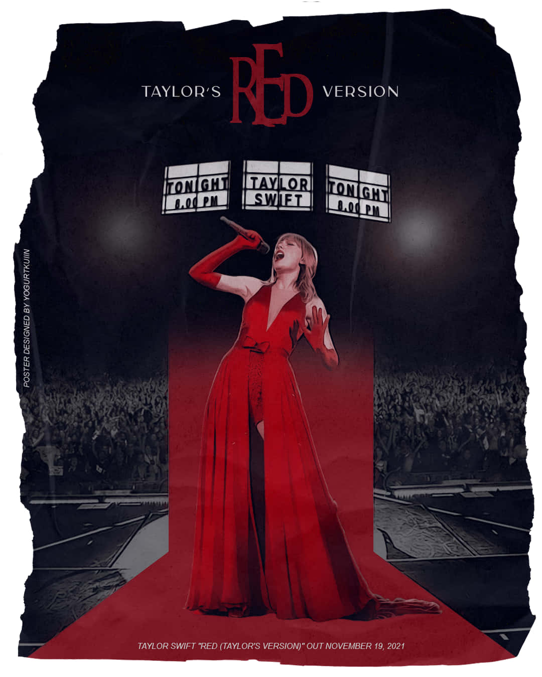 Áp phích biểu diễn Red Taylors Version Hình nền