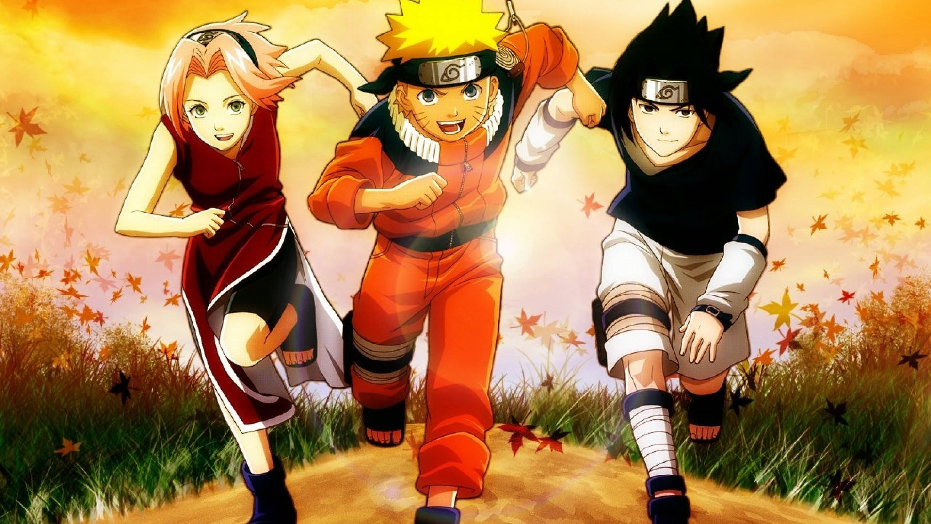 Áp phích biểu tượng Naruto và Đội 7 Hình nền