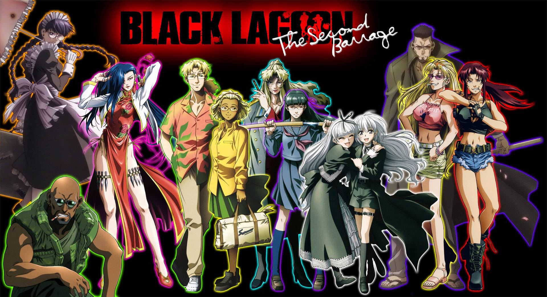 Áp phích Black Lagoon Second Barrage Hình nền