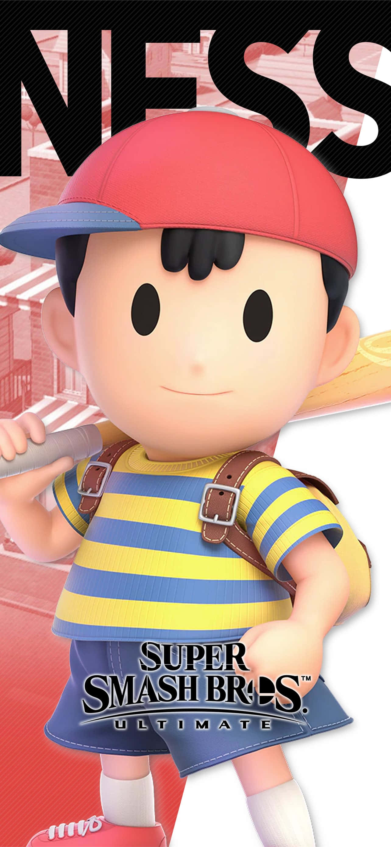 áp phích cho super smash bros ness Hình nền