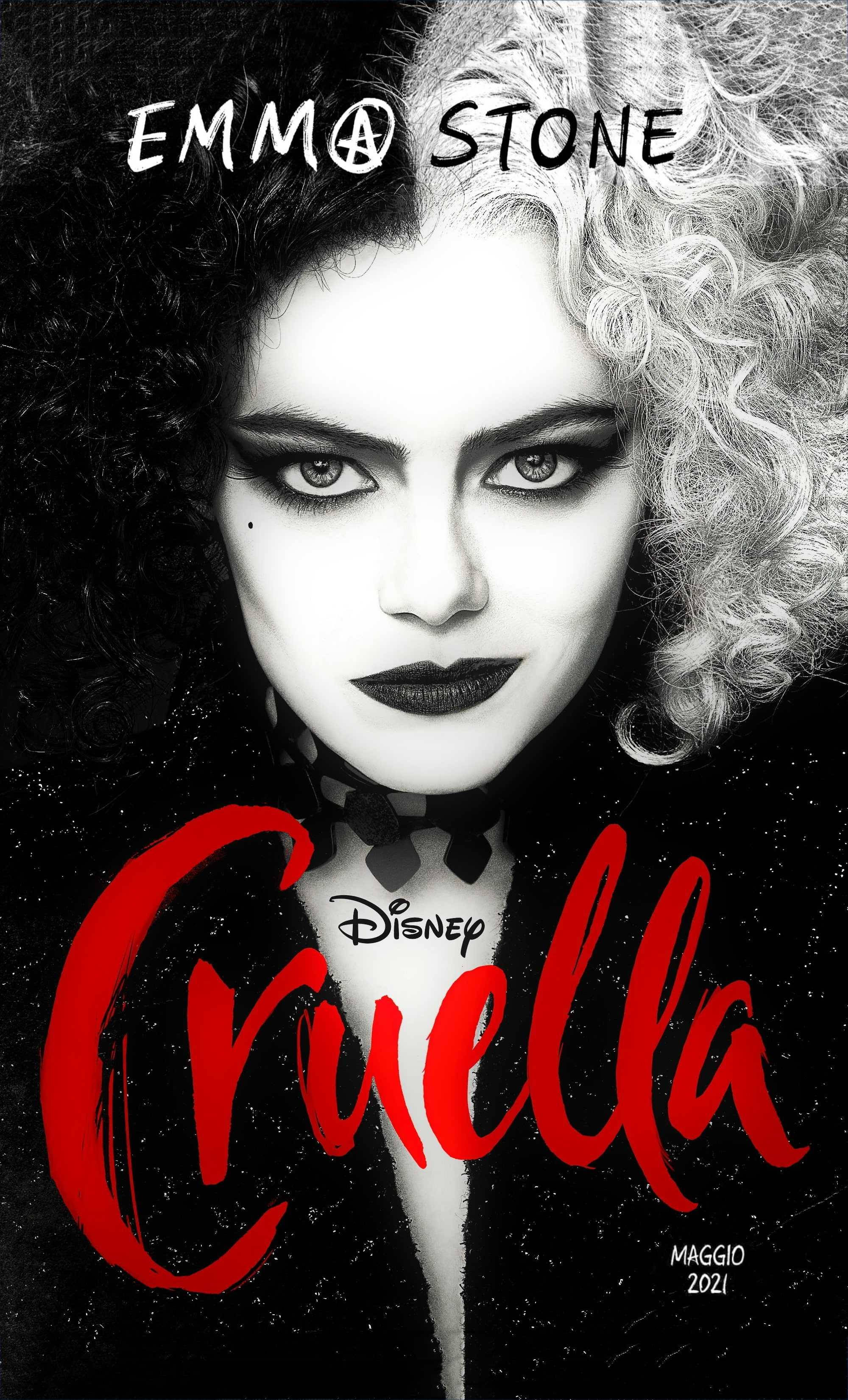 Áp phích Cruella đơn sắc Hình nền