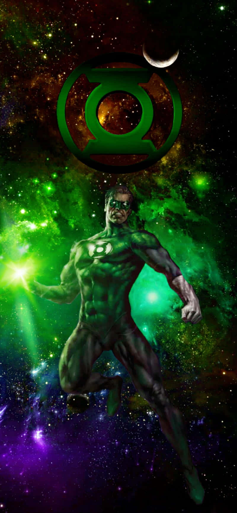 Áp phích dải ngân hà Green Lantern The Animated Series Hình nền