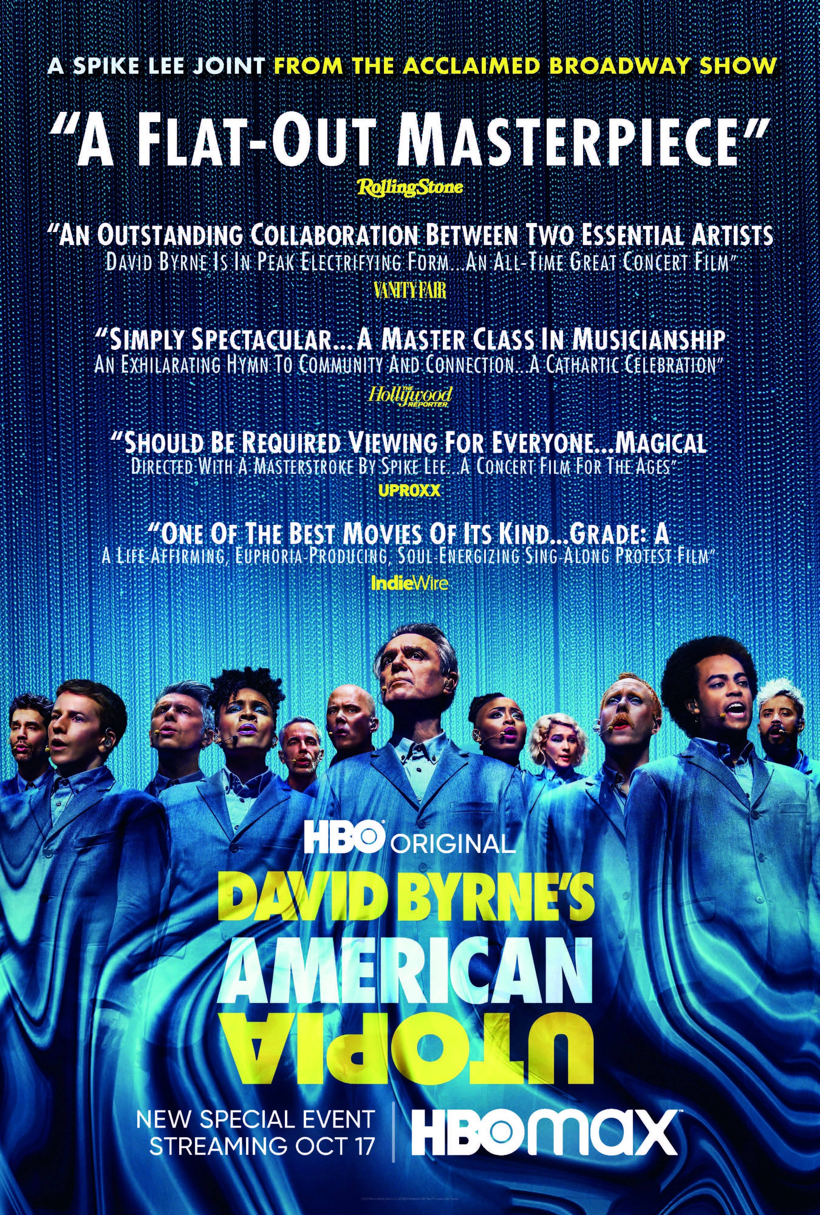 Áp phích David Byrne American Utopia 2020 Hình nền
